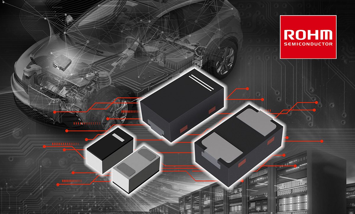ROHM’s New ESD Diodes Protect 10+ Gbps Automotive Interfaces for EV Battery Engineers